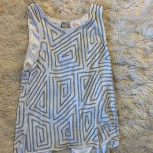 Parker crystal silver top